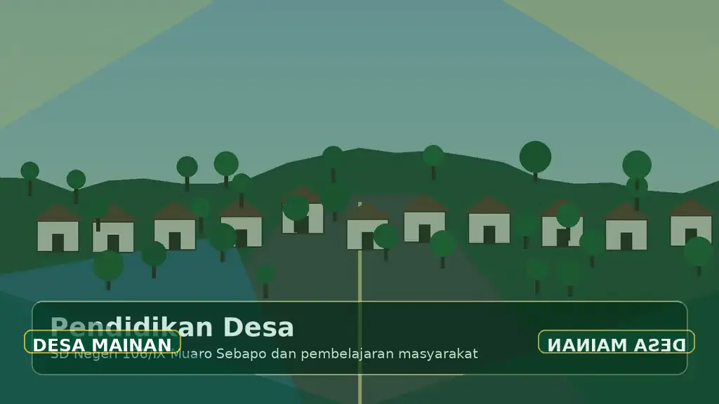 Ilustrasi Pertanian & pertanian produk lokal dan UMKM Desa Mainan